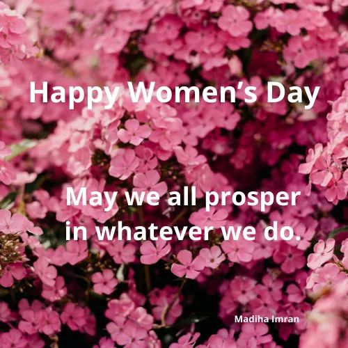 A voice to be heard and listened to.Happy women's Day
